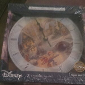 Disney Winter Wonderland Wall Clock - White and Blue